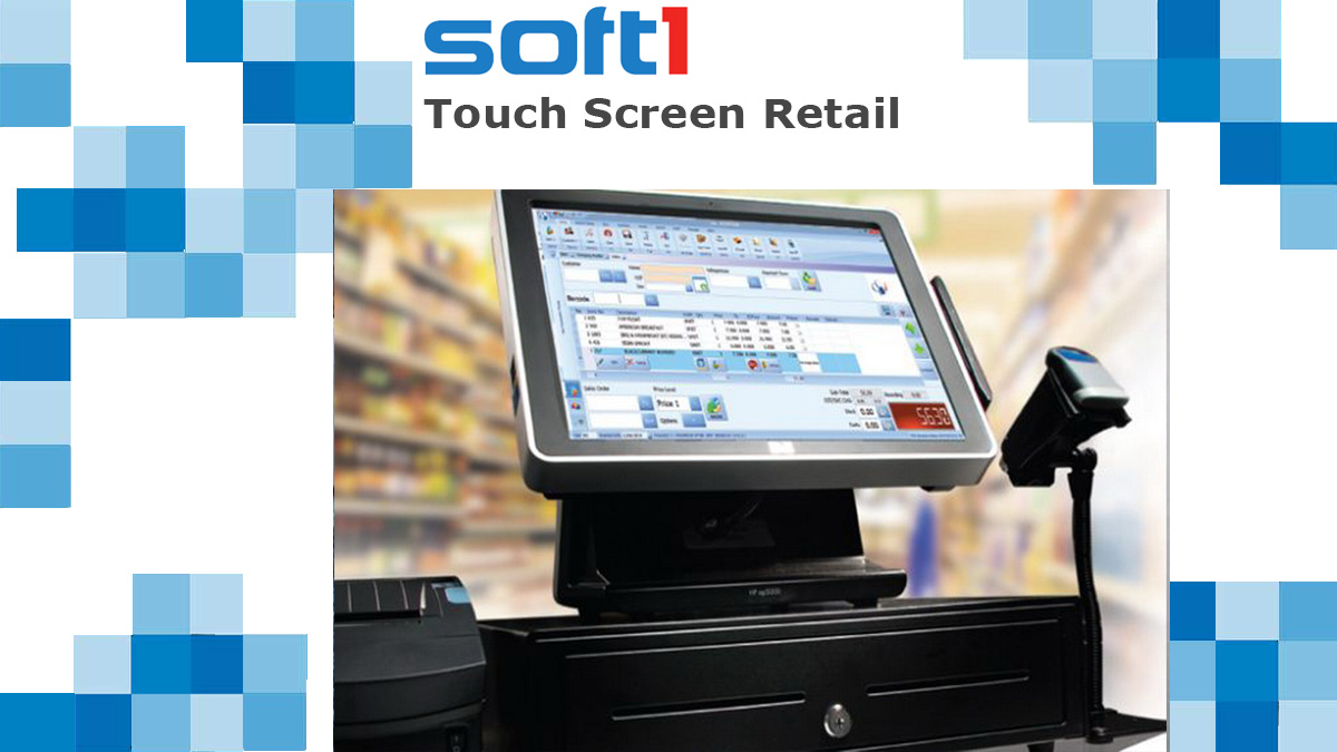 Soft1 Touch screen retail by Datacube